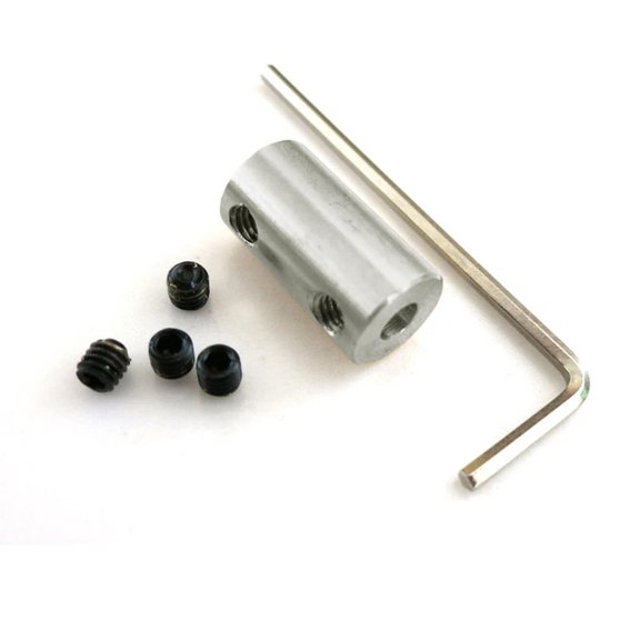 1Set 4Mm/5Mm/6Mm/8Mm/10Mm Rigid Shaft Coupling Motor Connector Sleeve #45 Steel 5Mm-8Mm
