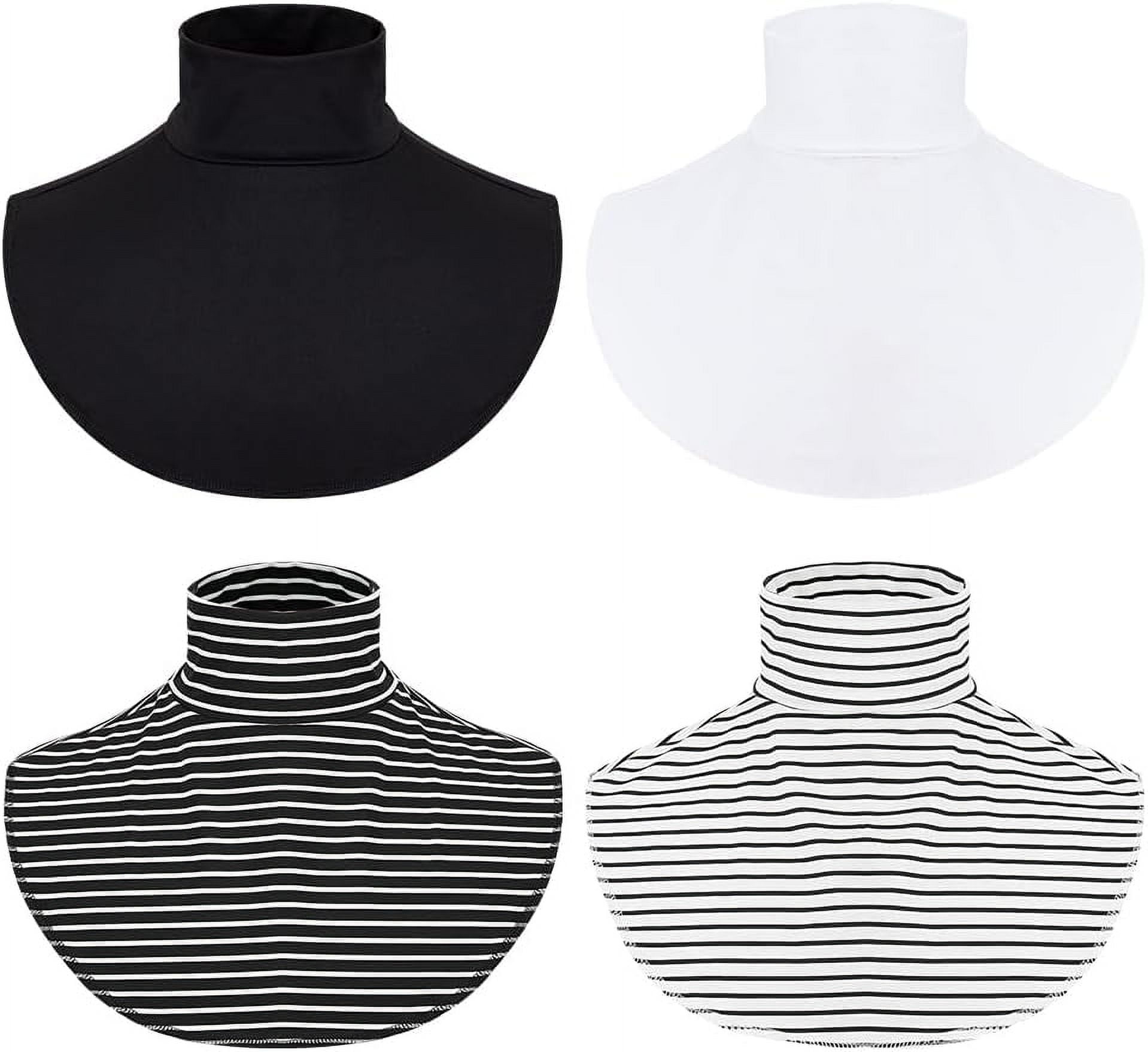 1Set 4Pcs Fake Turtleneck Dickey Collar False Dickey Detachable Collars ...