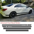 thumbnail image 1 of 1Set (4Pcs) Universal Car Racing Body Side Stripe Skirt Roof Hood Decal Sticker for All Cars Vinyl Bumper Decal, 1 of 8