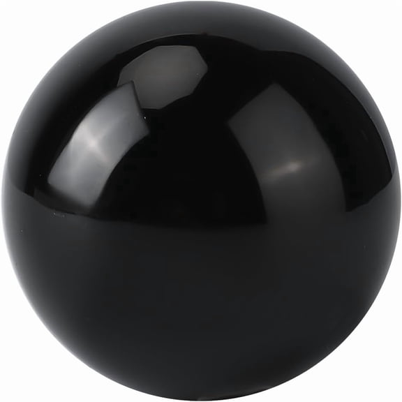 1Set 4cm(1.6inch) Sphere Round Black Decorative Ball Glass Solid Decorative Sphere Ball Prop Ornament