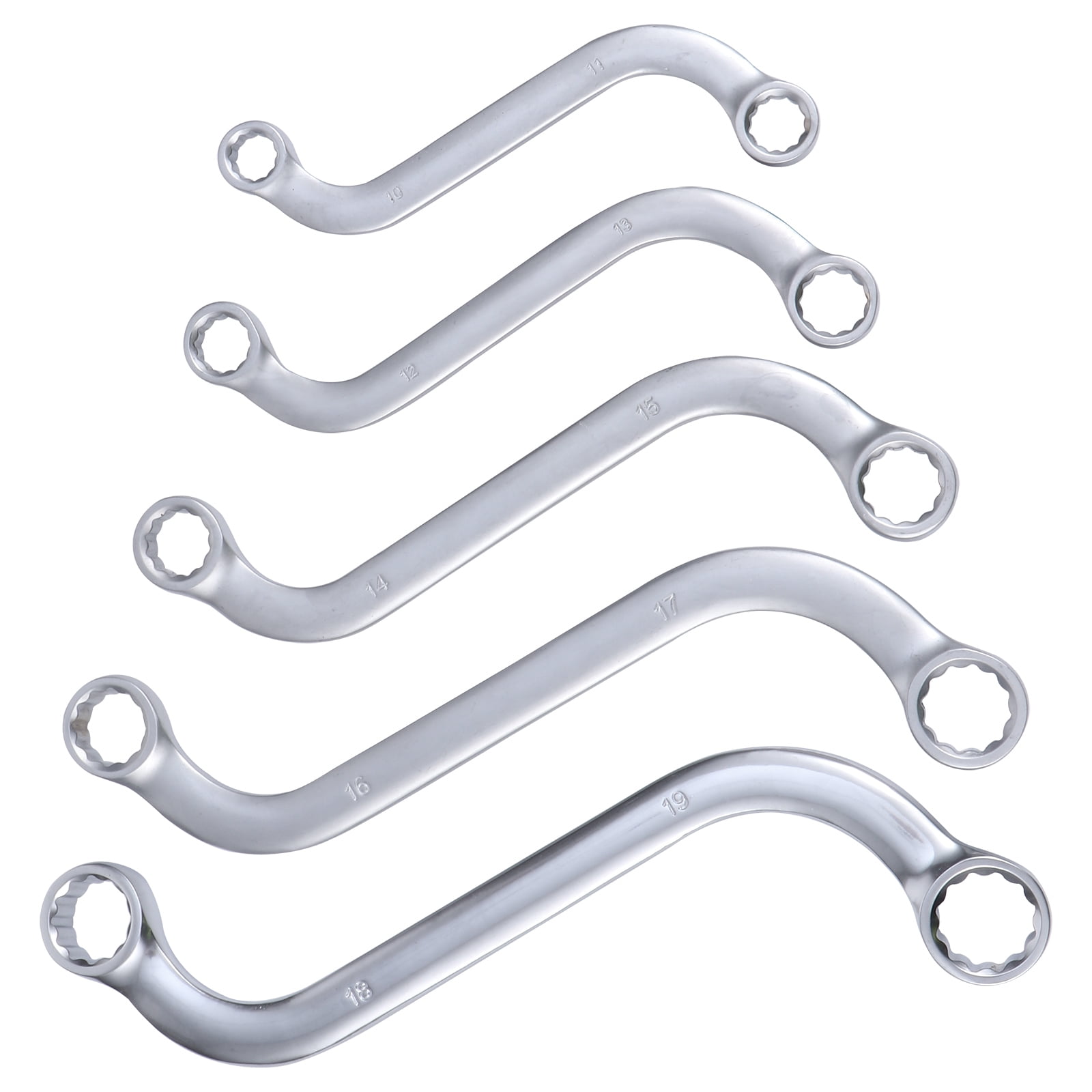 1Set/5pcs Professional Ratchet Wrench Set Auto Repair Tool Wrench Kit