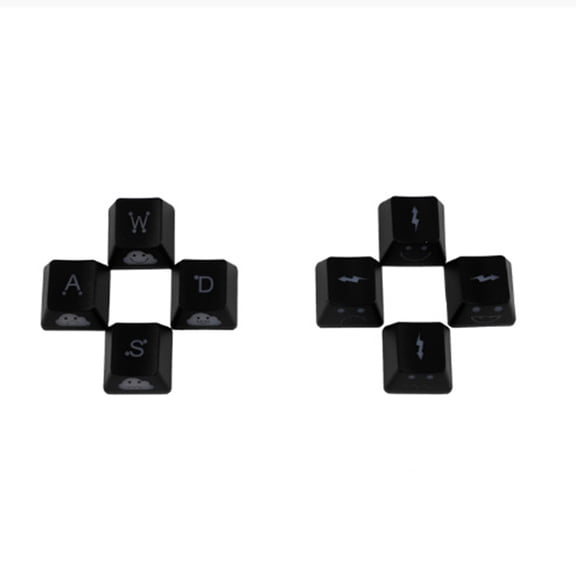 1Set Keycaps Mechanical Keyboard Transparent Keycaps High Sturdy Keycaps Elegant Backlit Keycaps