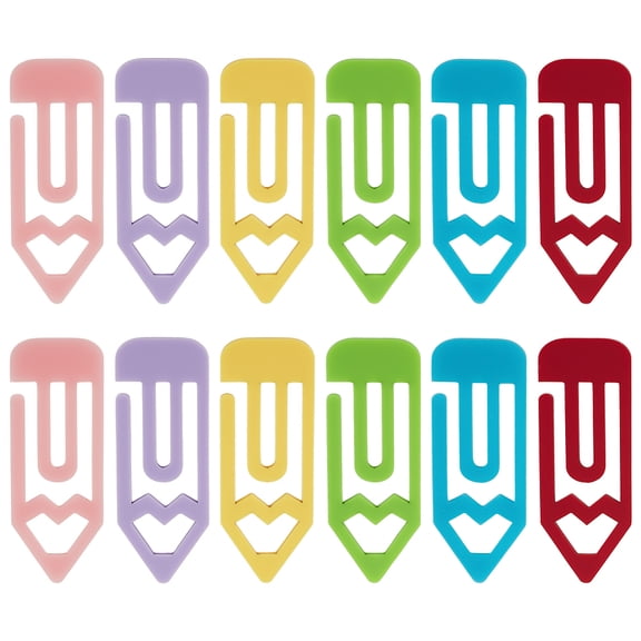 1Set Acrylic Bookmark Pencil 85x32x3mm 12pcs/set
