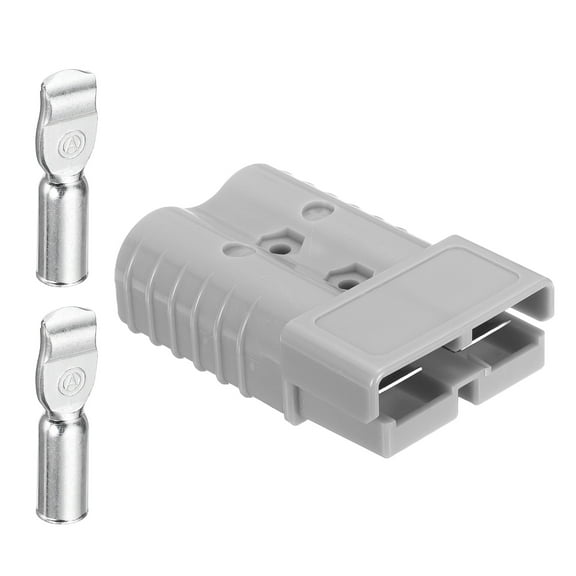 1Set Battery Power Connector,350A 2/0AWG Wire Harness Plug Kit,Grey