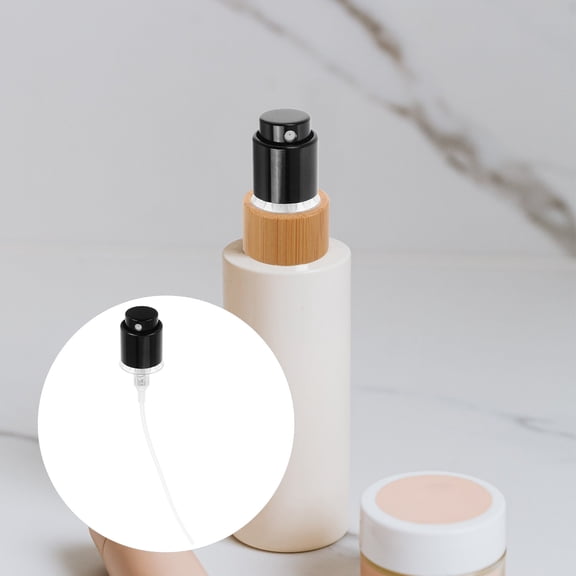 1Set Black Perfume Bottle Spray Cap Pump Mist Sprayer Replacement for Travel Home and Office Use