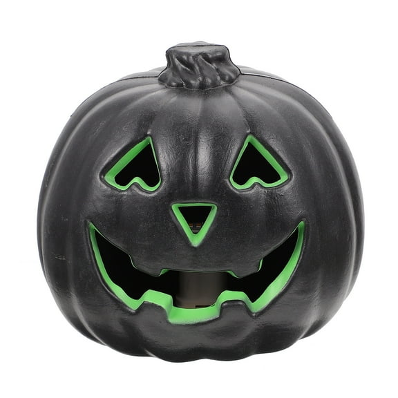 Black Pumpkin Light Ornament Set for Decorations, Indoor Outdoor Home Decor, Festive Holiday Lighting