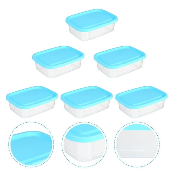 1Set Blue Fruit and Vegetable Storage Box with Strong Sealing for Freshness