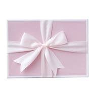Desconocido 41GQ Fiocco Rosa Con Nodo In Acrilico Per Confezioni Regalo - Oro E Rosso, 8 Cm - 2