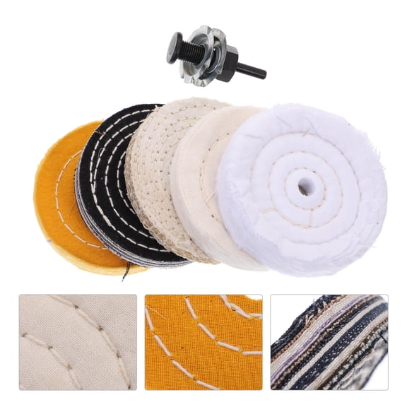 BESTYASH Car Wax Buffer Kit with Assorted Pads for Auto Detailing and Polishing Sander Use