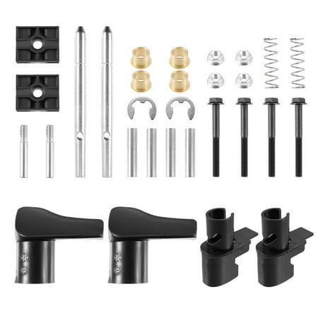 1Set Chassis Fuel Tank Fairing Handle Kit for Volvo 85125440 Aluminium ABS Black