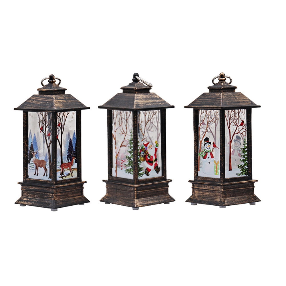 1Set Christmas Candle with LED Tea light Candles for Christmas