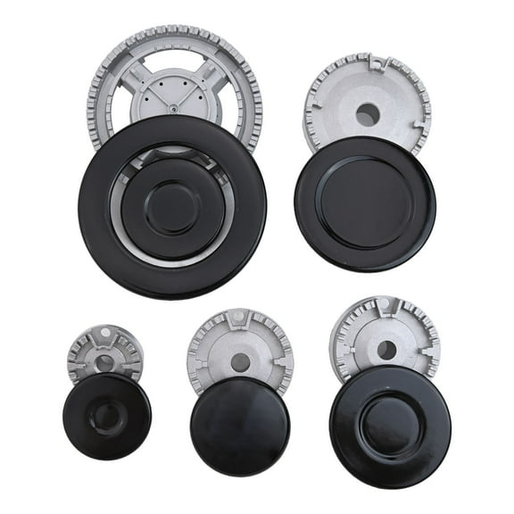 1Set Cooker Hatset Stove Lid Upgraded Flame Cap Fits for Sabaf Gas Stove Burners