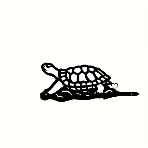 Metal Wall Art Tree Trunk On Branch Steel Silhouette Home Garden Yard Patio Outdoor Statue Stake Decoration Perfect