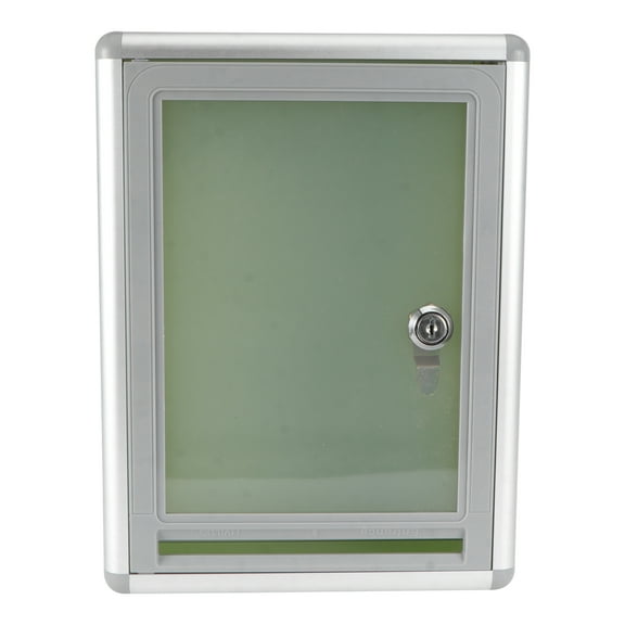 Milisten 1Set Hanging Letter Box for Mail Storage Lockable Wall-Mounted Assorted Colors