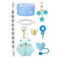 thumbnail image 1 of 1Set Cup Accessories Set For Cup 30&40oz Tumbler Cup,Including Silicone Straw Topper Cover And Boot,Spill Proof Stopper,Water Bottle Handle Strap,Handle Charm,Animal Plush Pendant Decor, 1 of 7