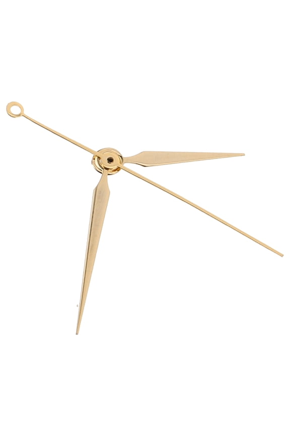 1Set DIY Golden Watch Hands Set with Metal and Brass for Smooth Timepiece Upgrades