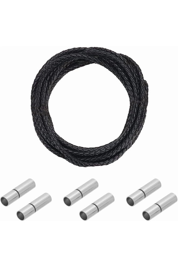 1Set DIY Necklaces Making Kits Black 3mm DIY
