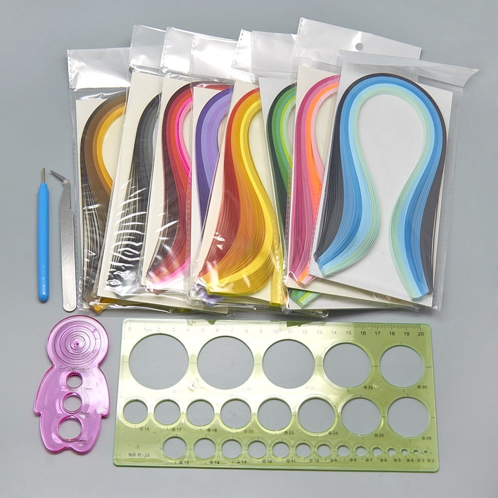 Quiling Set 1Set DIY Paper Quilling Strips Sets: 26 Color Paper Quilling Strips ...