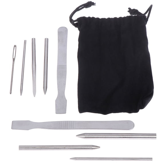1Set DIY Portable Paracord Stitching Needles Lacing Smoothing Tool For Bracelet
