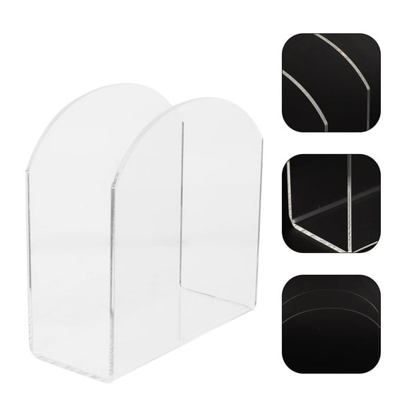 1Set Delicate Napkin Holder Crystal Like Acrylic For Home Decor Tissue Storage In Bathroom Kitchen