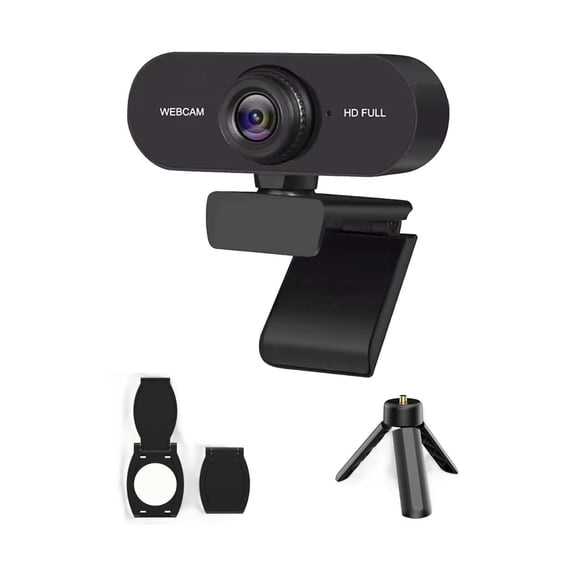 1Set Desktop Webcam 1080P/2K/4K Video with Flexible Stand And Privacy Cover For Video Calls And Streaming