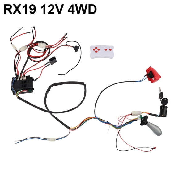 1Set Diy Wire Switch Receiver Rc Kit With 2.4G Remote Control Baby Electric Car Controller For Kids Electric Car Modified