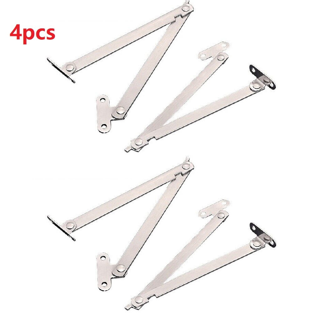 1Set Door Stay Stainless Steel Left&Right Activity Rod Cabinet Door ...