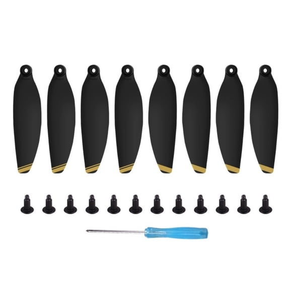 1Set Drones Propellers for Mini Propellers Low-Noise and Quick-Release