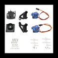 thumbnail image 1 of 1Set Dual Axle Servo Gimbal Anti-Vibration Camera Platform Mount PTZ Pan/Tilt with 2PCS 9G Servo for FPV Drone Assembly, 1 of 2