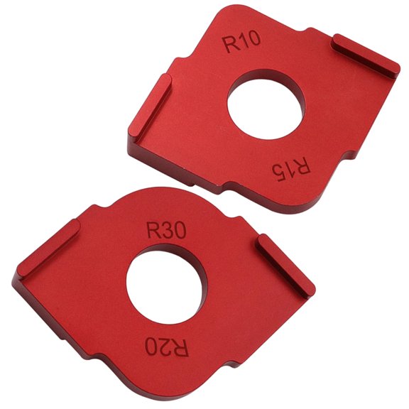 1Set Durable Red Woodworking Milling Tool for Rounded Radius Cutting Craft