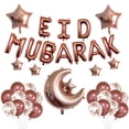thumbnail image 1 of 1Set Eid Mubarak Letter Foil Balloons Ramadan Kareem Decorations Banner Star Moon Helium Globos Muslim Islamic Party Supplies, 1 of 6