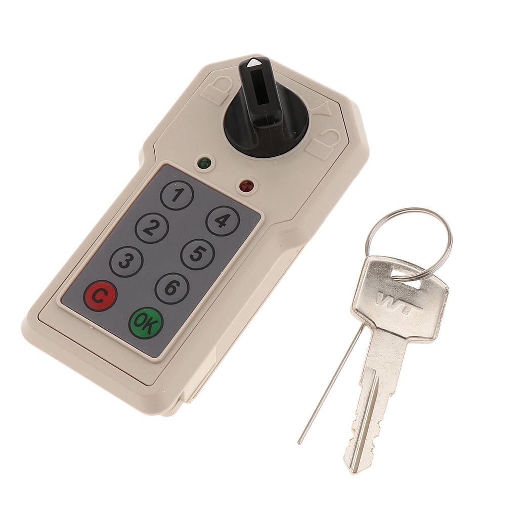 1Set Electronic Intelligent Password Keypad Number Drawer Cabinet Lock for Gym