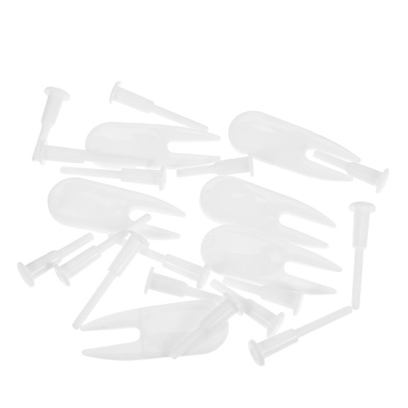 1Set Exercise Ball Plug Replacement White Plastic Pin Adapter for Yoga Basketball Soccer Volleyball