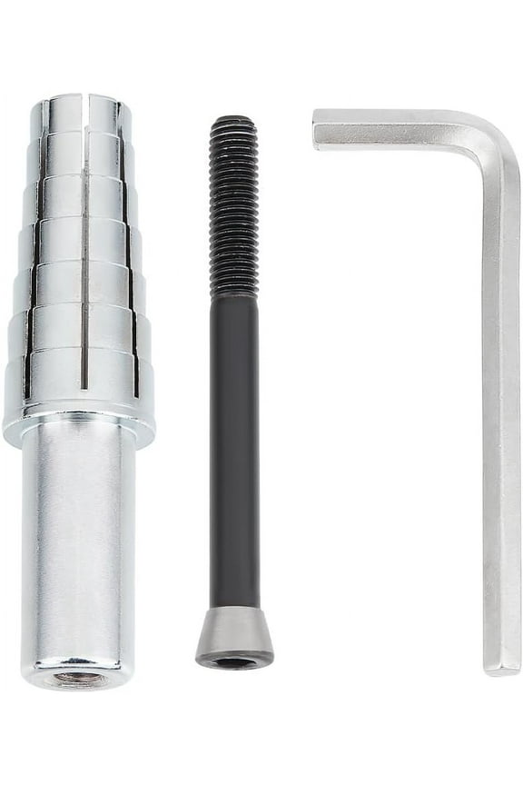 1Set Expanding Ring Mandrel with Hex Allen Key Steel Ring Stretcher Ring Mandrel for Lathe Heavy Duty Ring Shaper Tool for Ring Turning and Ring Making Ring Size 7-14 diy Stainless Steel Color