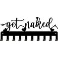 thumbnail image 1 of 1Set Get Naked Metal Holder Bathroom Towels 10 Hooks Racks for Bathroom Clothing Wall Mount Hanger Storage, 1 of 9