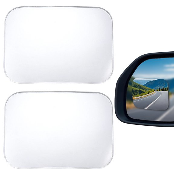 1Set Glass Get Off Observation Car Rearview Mirror Rectangle 62.5x45.5x2mm