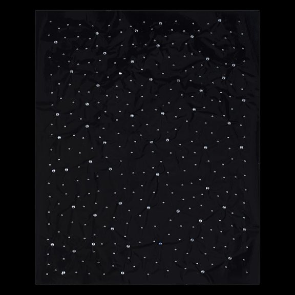 1Set Glitter Hotfix Rhinestone(Hot Melt Adhesive On The Back) Costume Accessories Flat Round 340x279x2mm Rhinestone: 2mm & 3.5mm 3 sheets craft