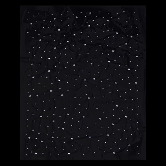 1Set Glitter Hotfix Rhinestone(Hot Melt Adhesive On The Back) Costume Accessories Flat Round 340x279x2mm Rhinestone: 2mm & 3.5mm 3 sheets
