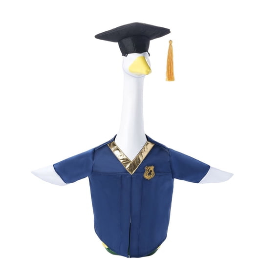 1Set Graduation Porch Goose Outfit For â Cute For Graduation Season Celebrations And Photo (A)