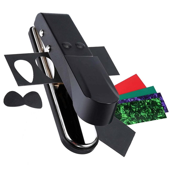 1Set Guitar Punch Tool Black for Creating Custom Guitar Picks and Accessories