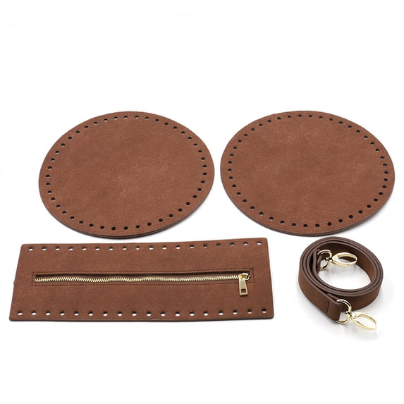 1Set Handmade Handbag Bag Set Leather Bag Bottoms With Hardware Package Accessories HandBag Shloulder Straps DIY Women Backpack