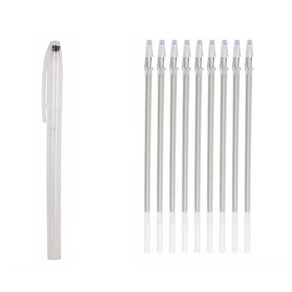 1Set Heat Erasable MagicalMarker Pen Temperature Disappearing Fabric Fabric Pens Line Marking DIY Craft Sewing Accessories