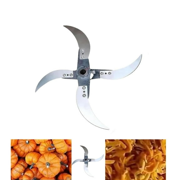 1Set Household Grass Shredder Knife Blades,QZS Adjustable Diameter Blades for Farming,Durable Shredder Tool Set,Easy to Use