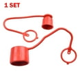 thumbnail image 1 of 1Set Hydraulic Quick Connector Dust Cap Quick Coupler Coupler Dust Cap Ff-04（1/2） Smile Home, 1 of 7