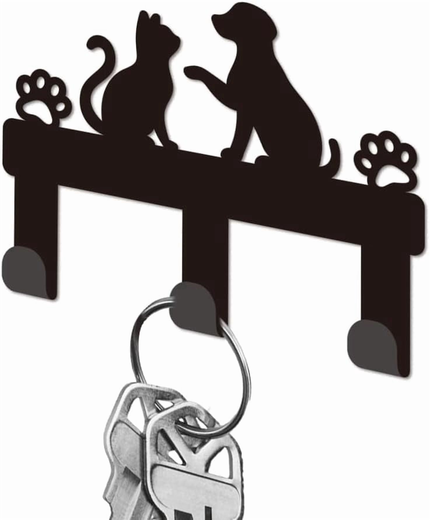 1Set Iron Wall Mounted Hangers Decorative Organizer Rack 3 Hooks for ...