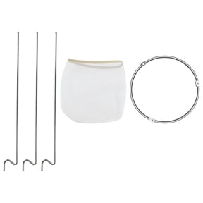 Jelly Strainer Stand with Reusable Mesh Bag for Wine, Juice, and Cooking - 1 Set Filter
