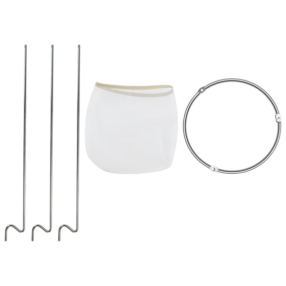 Jelly Strainer Stand with Reusable Mesh Bag for Wine, Juice, and Cooking - 1 Set Filter