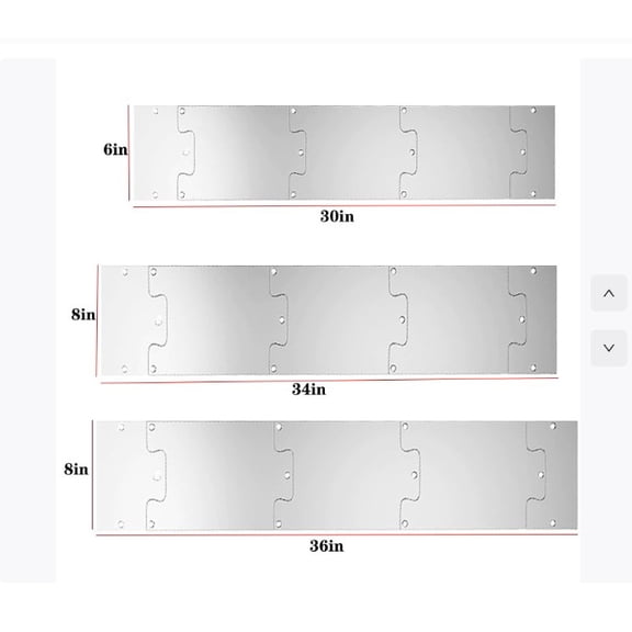 1 Set Door Kick Plate for Exterior and Interior Doors - Anti-Scratch for Bottom of Door, Easy to Install