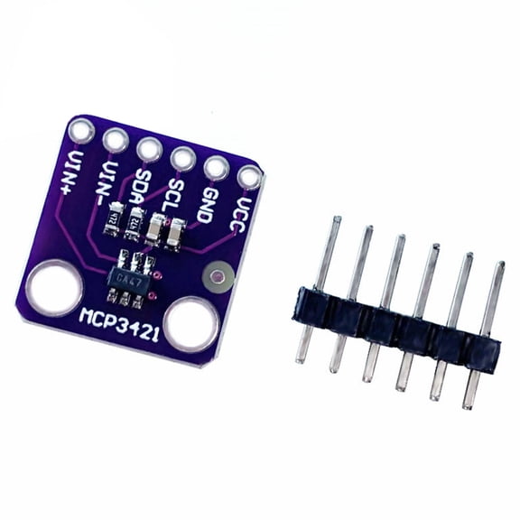 1Set MCP3421 I2C SOT23-6 Module Featuring Temperature Compensation For Precise Measurements