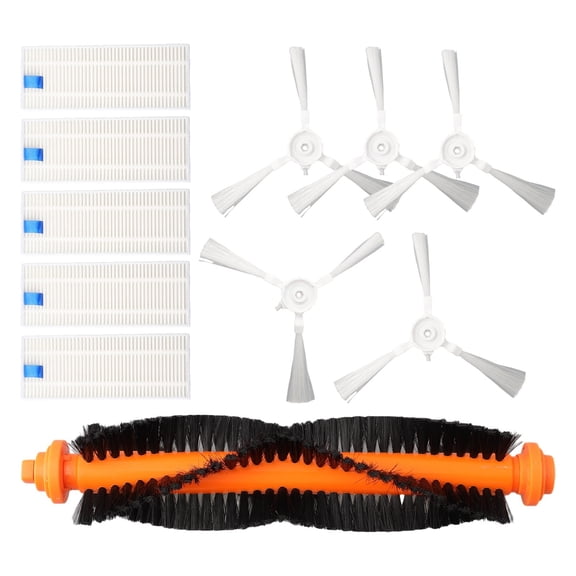 1Set Main Brush&Side Brushes&Filter Kit Zr720002 For X-Plorer Serie40 Total Care Connect Rr7275 X-Plorer Serie 45 Rr8227